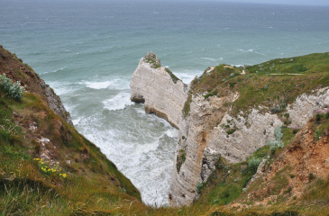 Etretat next to the cottage le Colombier de la Lanterne in Normandy